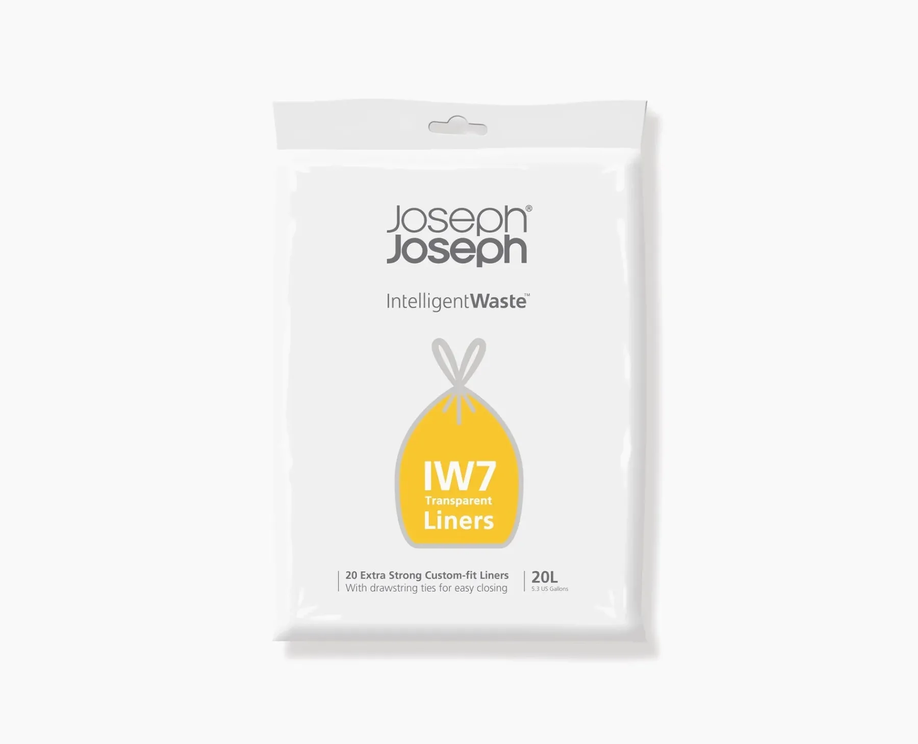 Trash Bags & Filters-Joseph Joseph IW7 20L Trash Bags Clear