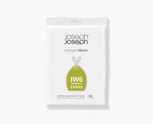 Trash Bags & Filters-Joseph Joseph IW6 30L Trash Bags Clear
