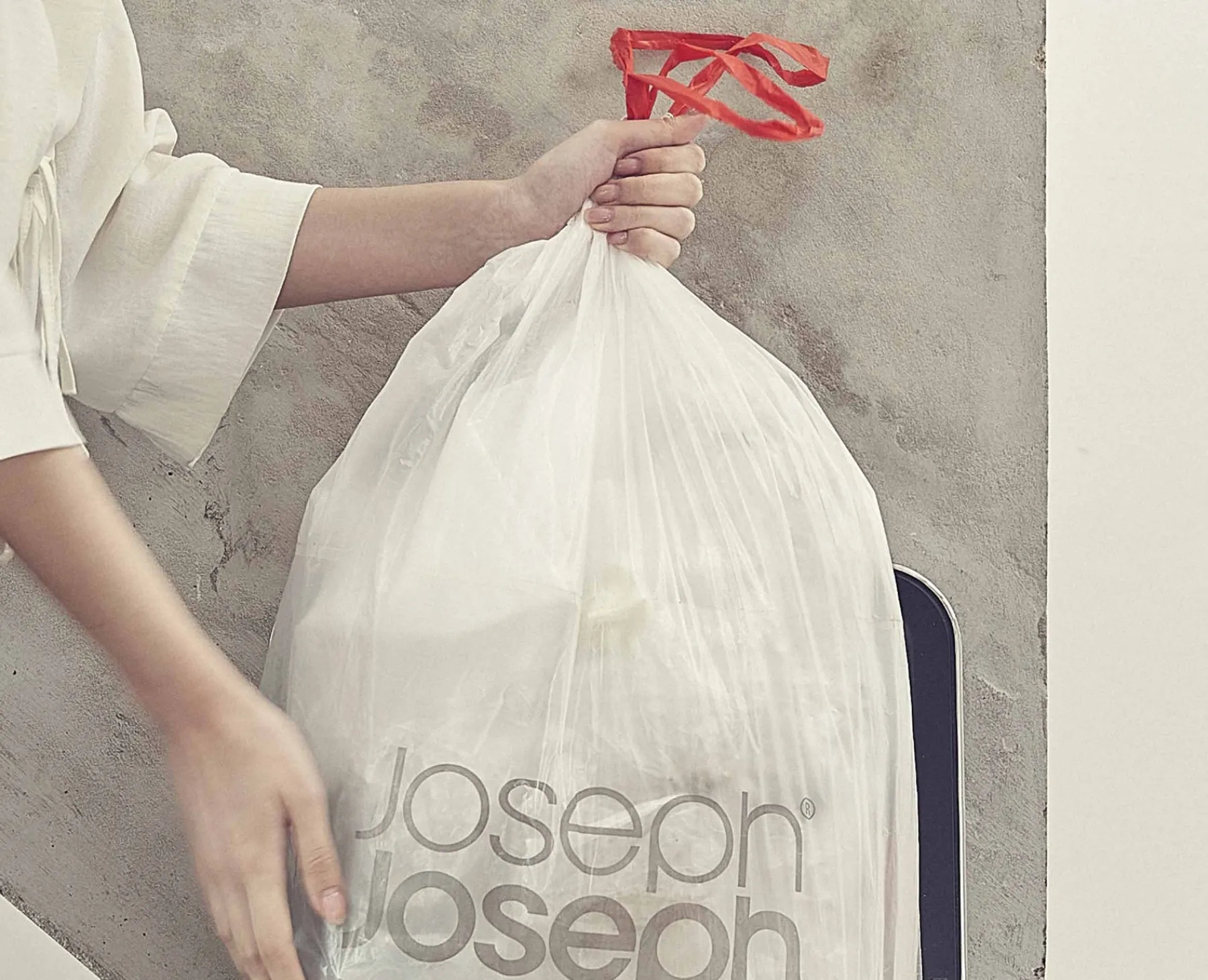 Trash Bags & Filters-Joseph Joseph IW4 50L Trash Bags Clear