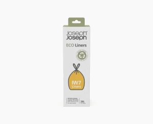Trash Bags & Filters-Joseph Joseph IW7 20L Recycled Trash Bags Gray