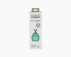 Trash Bags & Filters-Joseph Joseph IW5 40L Recycled Trash Bags Gray