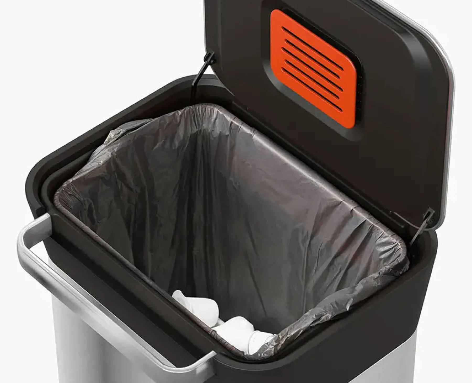 Trash Bags & Filters-Joseph Joseph IW4 50L Recycled Trash Bags - 4 pack Gray
