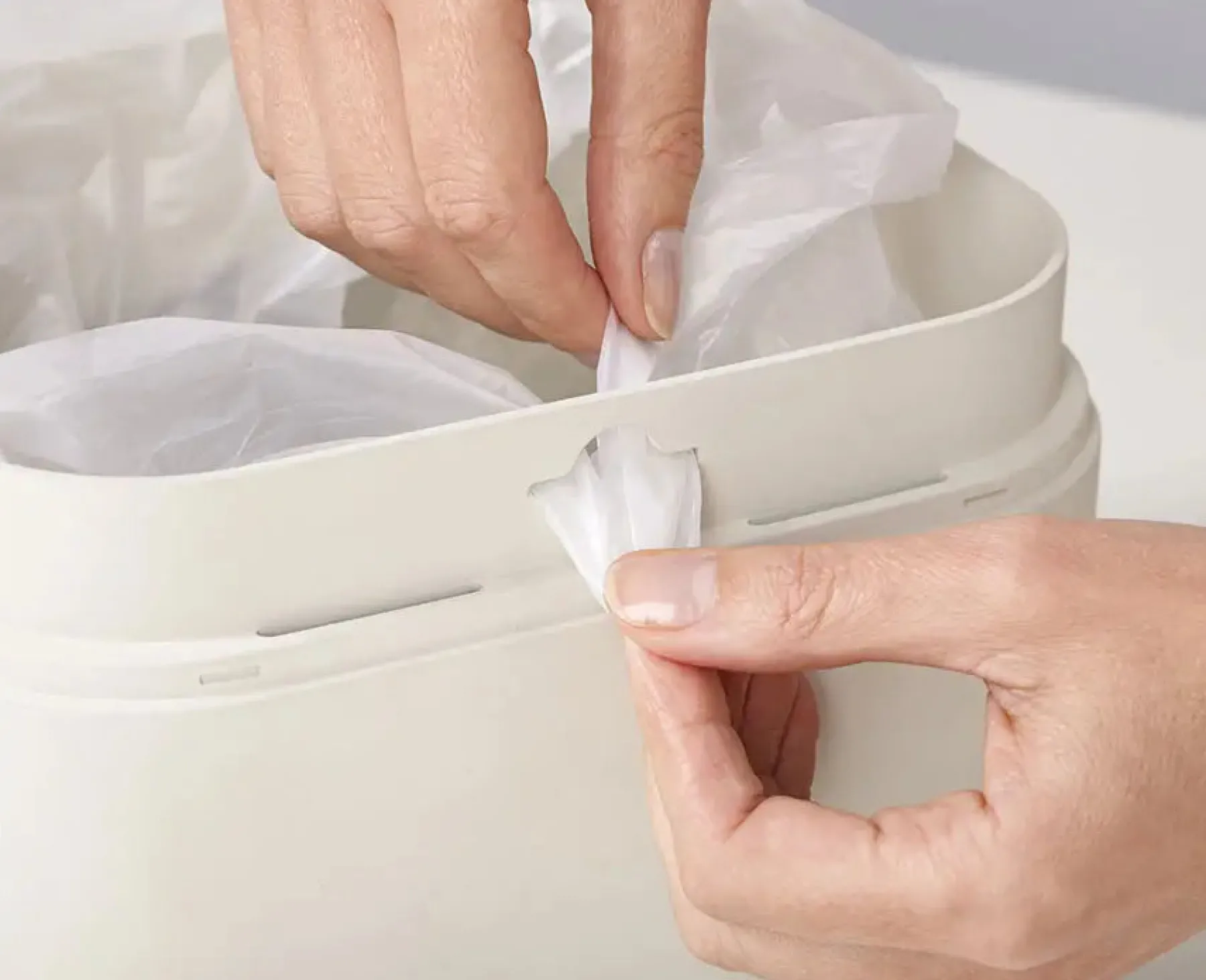 Trash Bags & Filters-Joseph Joseph IW2 4L Food Waste Caddy Trash Bags - 4 pack White