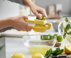 Barware-Joseph Joseph JuiceMax Dual-action Citrus Press Yellow