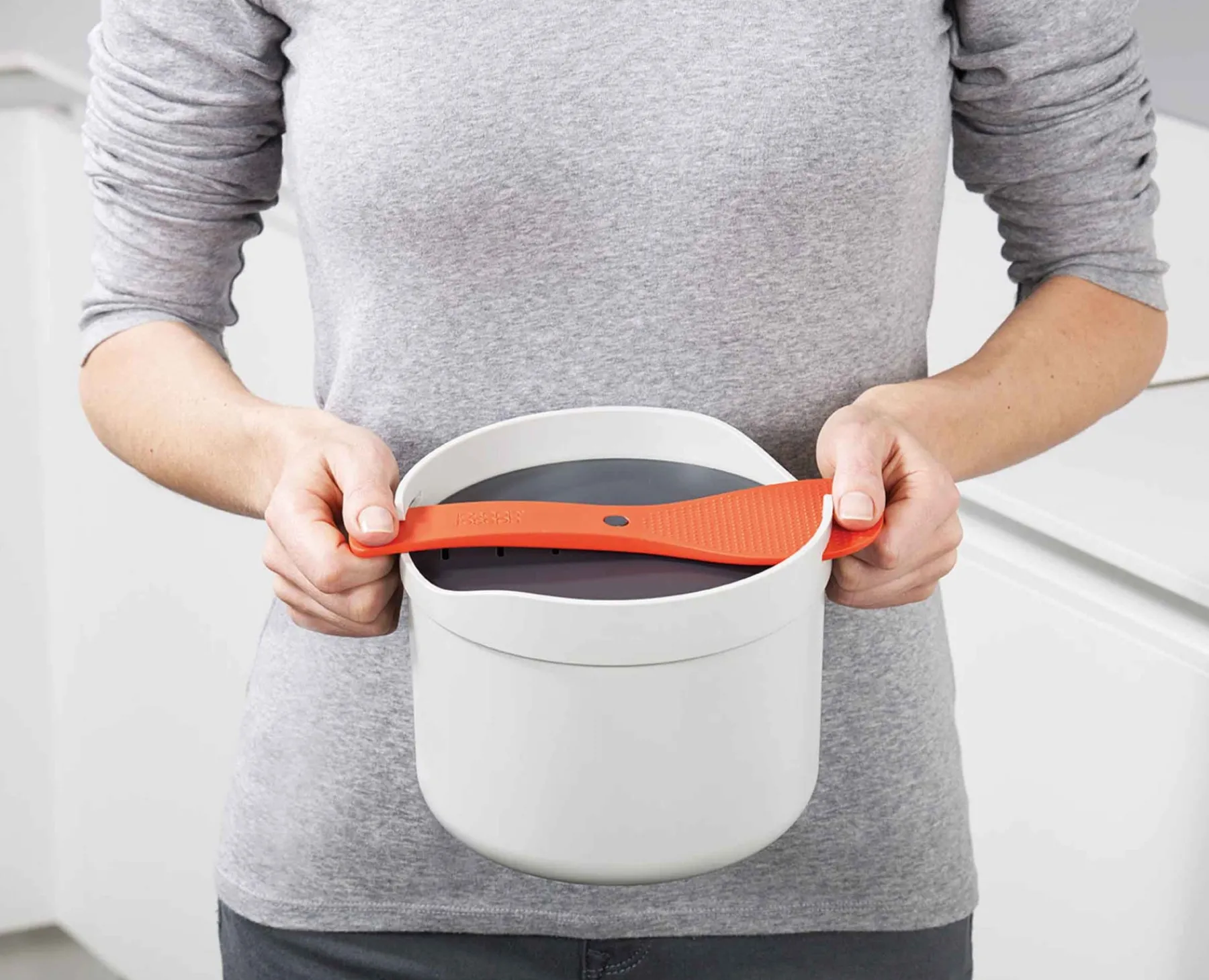 Kitchen Utensils & Gadgets-Joseph Joseph M-Cuisine™ Microwave Rice Cooker White