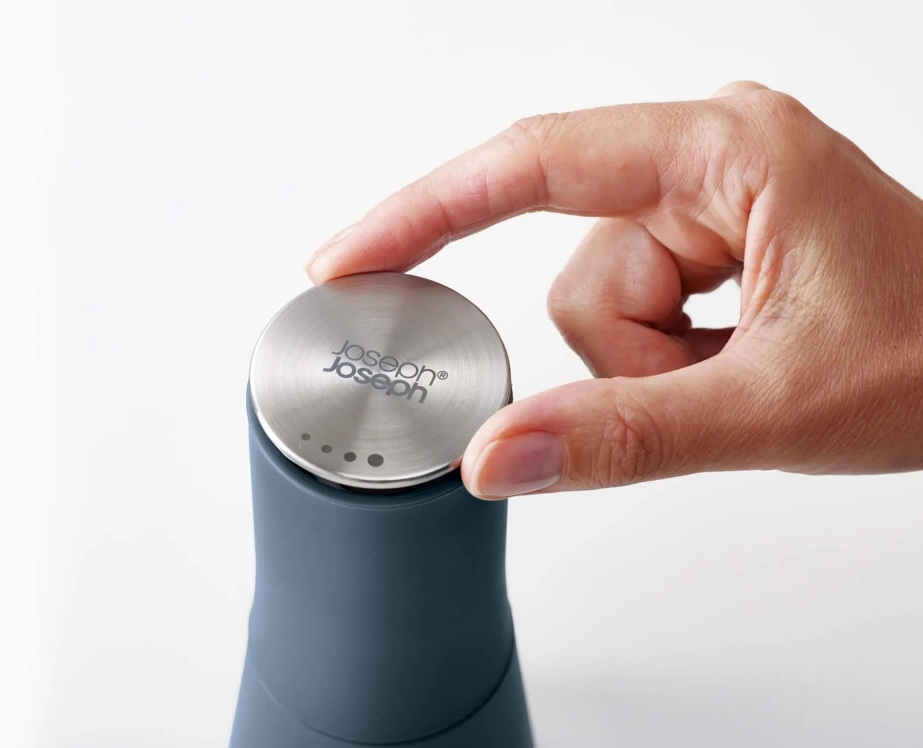 Salt & Pepper Shakers-Joseph Joseph Milltop™ Salt & Pepper Mills - Editions Blue