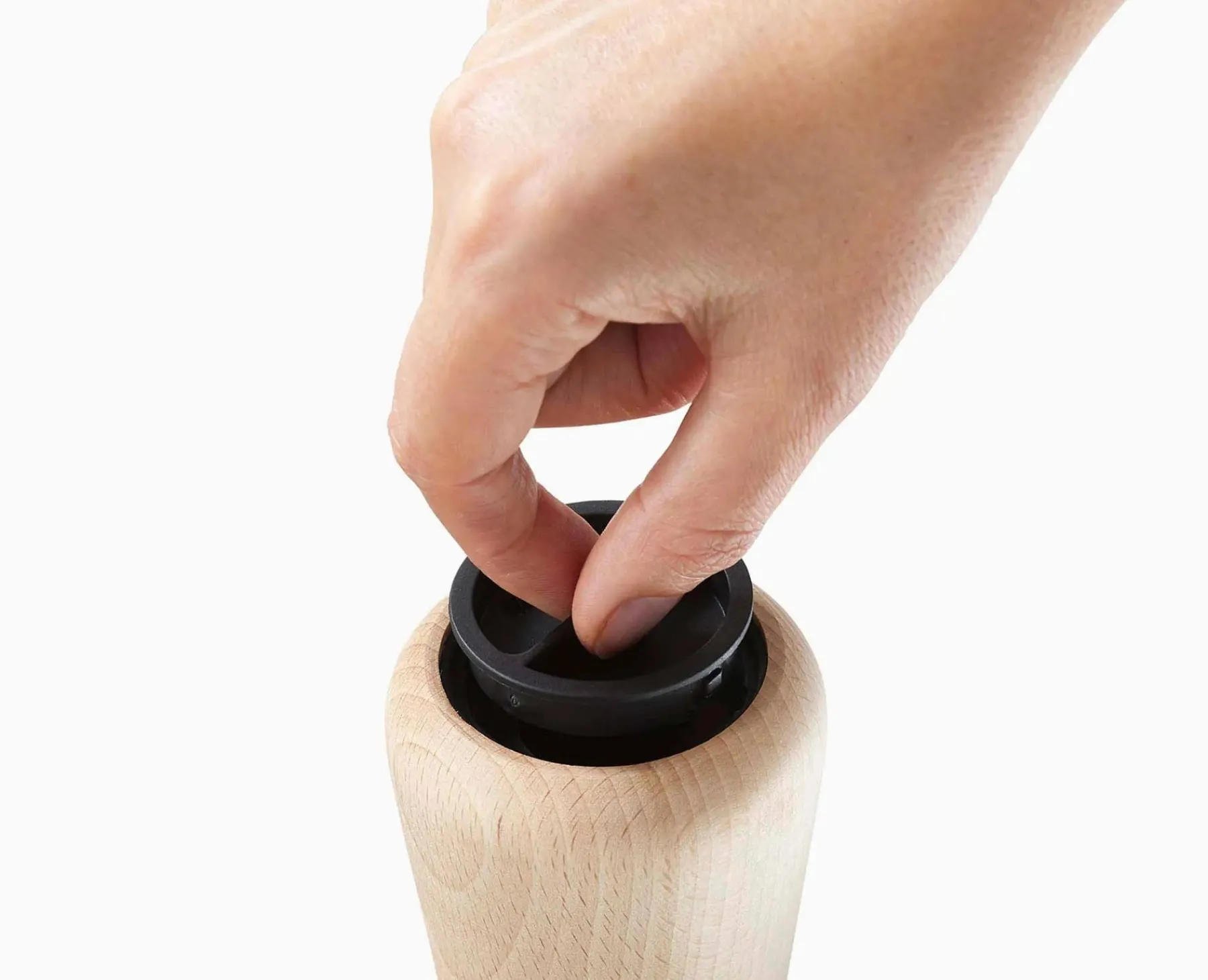 Salt & Pepper Shakers-Joseph Joseph Milltop™ Wood Pepper Mill Beech