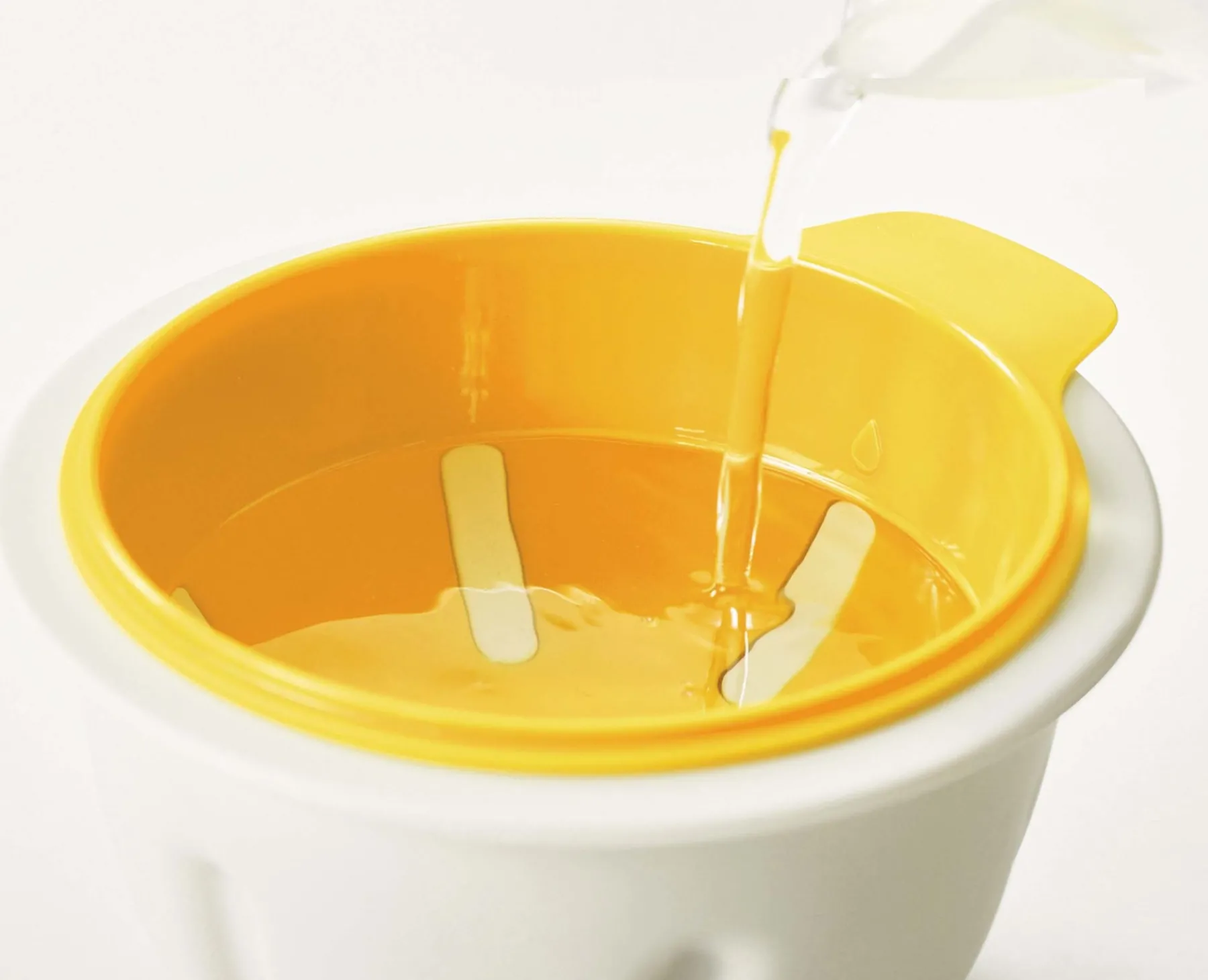 Kitchen Utensils & Gadgets-Joseph Joseph M-Poach™ Microwave Egg Poacher Yellow