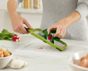 Graters & Zesters-Joseph Joseph Multi-Grip Mandoline™ Green
