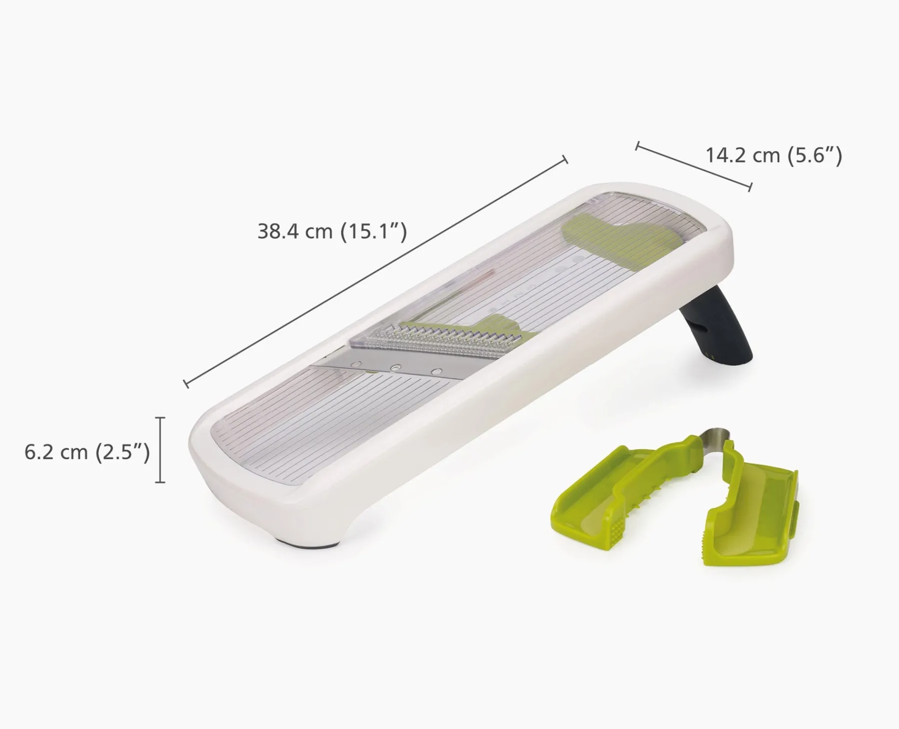 Graters & Zesters-Joseph Joseph Multi-Grip Mandoline™ Plus White