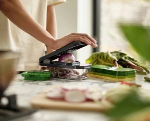 Graters & Zesters-Joseph Joseph Multi-Prep™ Compact 4-piece Grater & Slicer Multicolour
