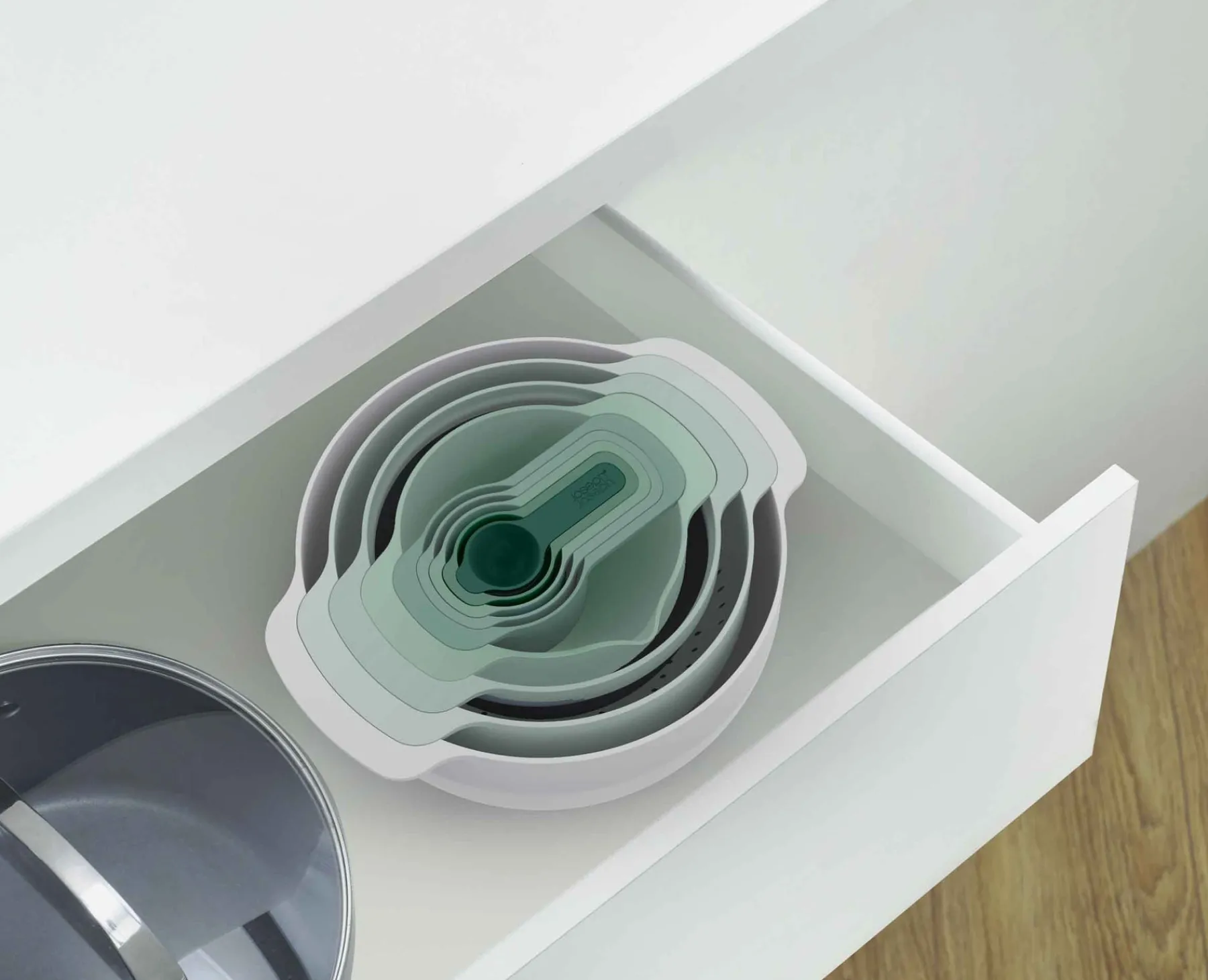 Baking Equipment | Bowl Sets-Joseph Joseph Nest™ 9 Plus Bowl Set - Editions Green