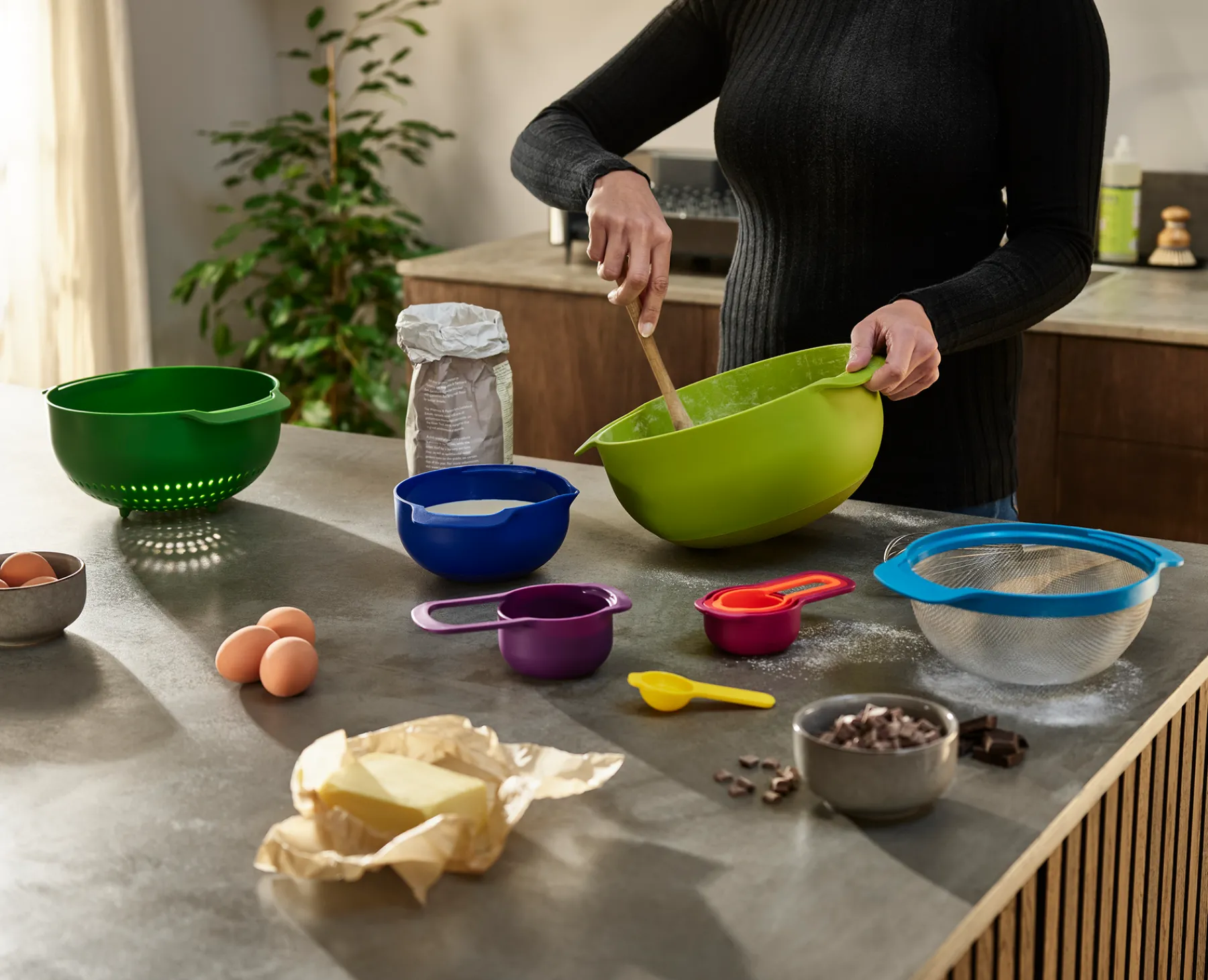 Baking Equipment | Bowl Sets-Joseph Joseph Nest™ 9 Plus Bowl Set Multicolour