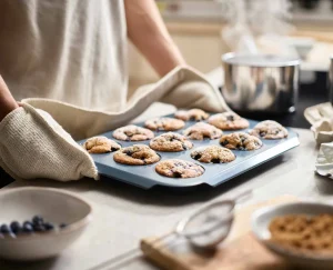 Baking Equipment-Joseph Joseph Nest™ Bake Non-Stick 12 Cup Muffin Pan Blue