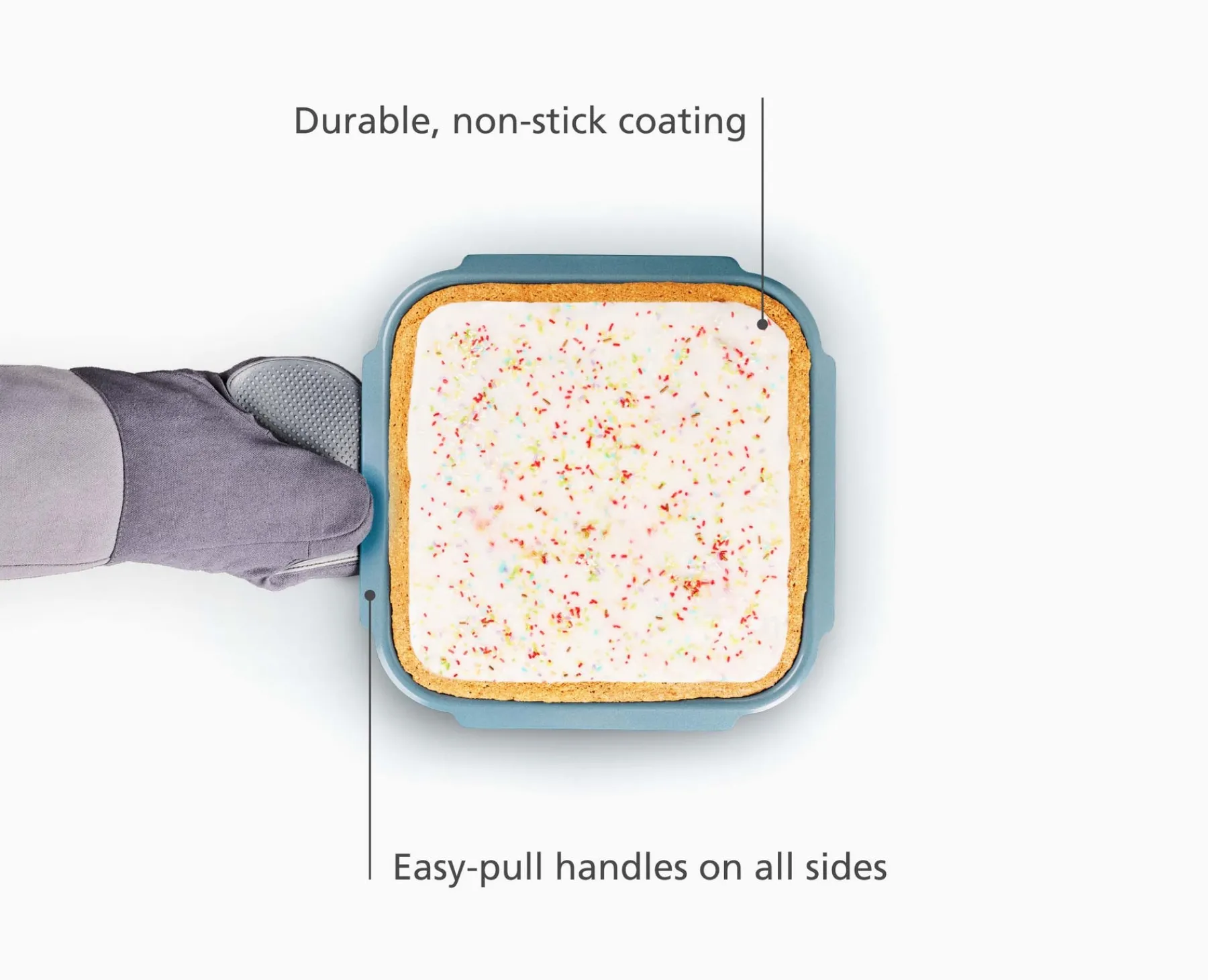 Baking Equipment-Joseph Joseph Nest™ Bake Non-Stick Medium Baking Sheet Blue
