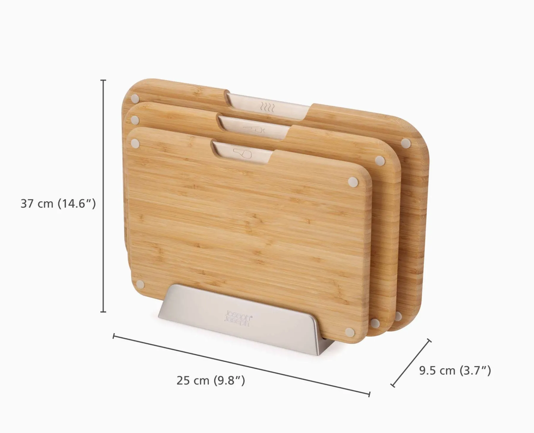 Cutting Boards & Sets-Joseph Joseph Nest™ Boards 3-piece Cutting Board Set Bamboo