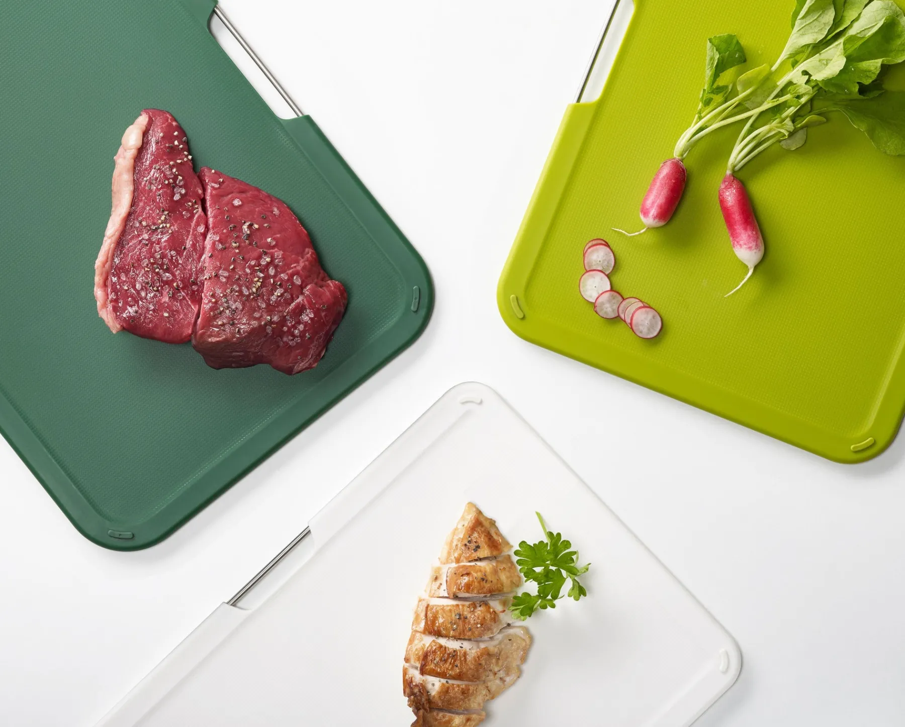 Cutting Boards & Sets-Joseph Joseph Nest™ Boards 3-piece Cutting Board Set Green