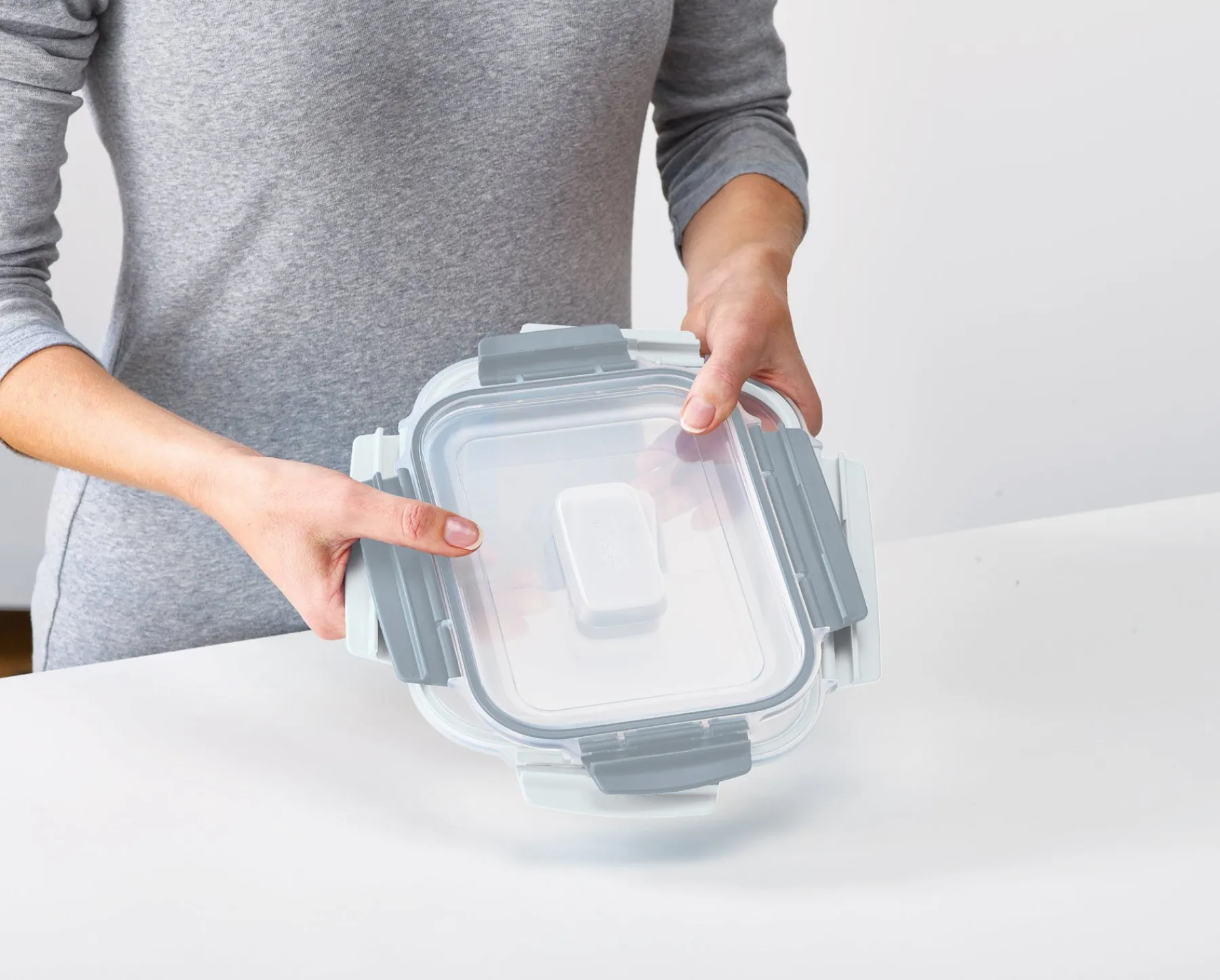 Lunch Boxes & Containers-Joseph Joseph Nest™ Lock 10-piece Container Set - Editions Blue