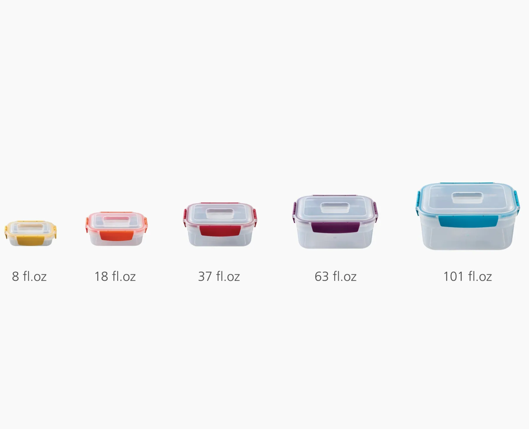 Lunch Boxes & Containers-Joseph Joseph Nest™ Lock 10-piece Container Set Multicolor