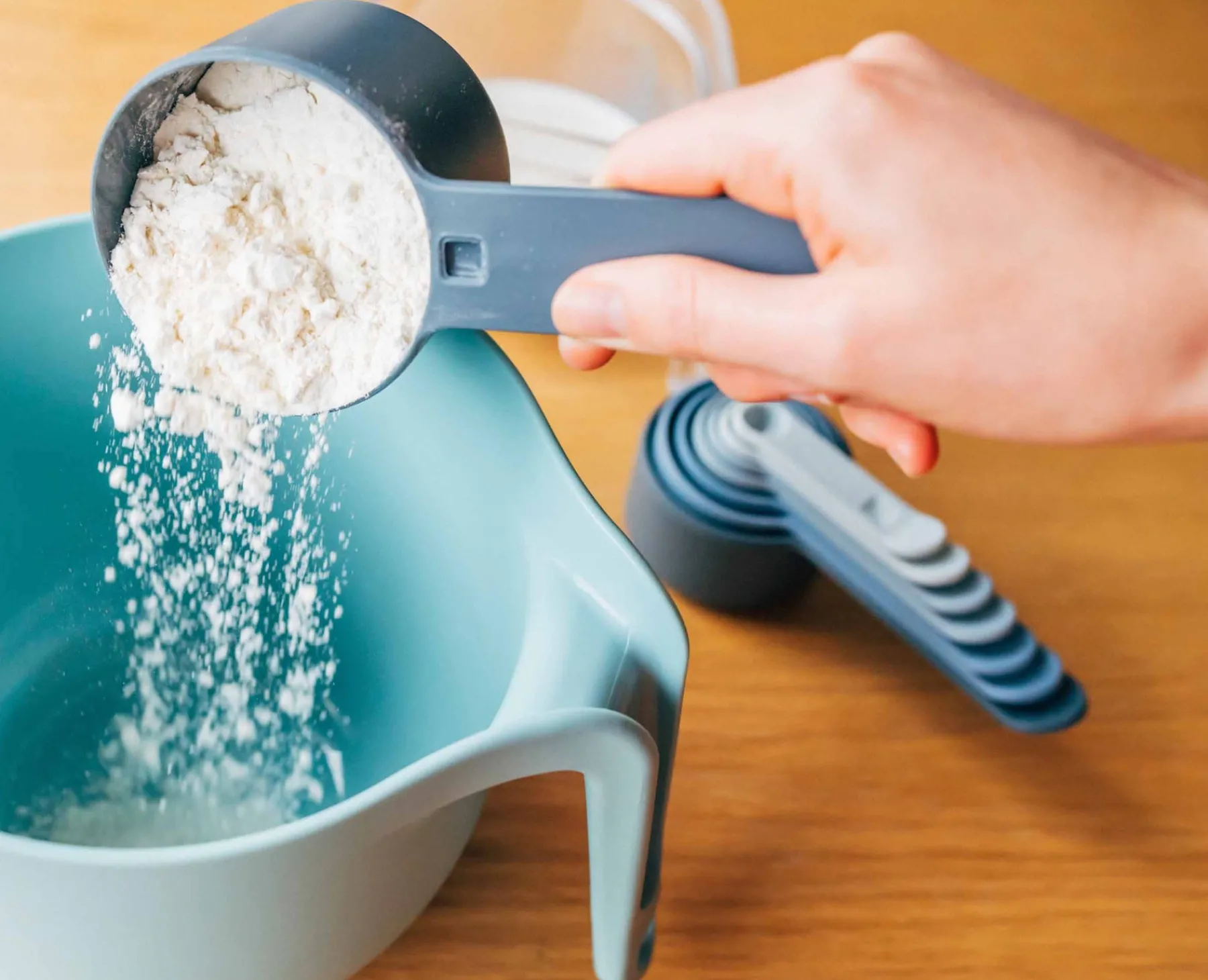 Baking Equipment-Joseph Joseph Nest™ Measure Measuring Cups Blue