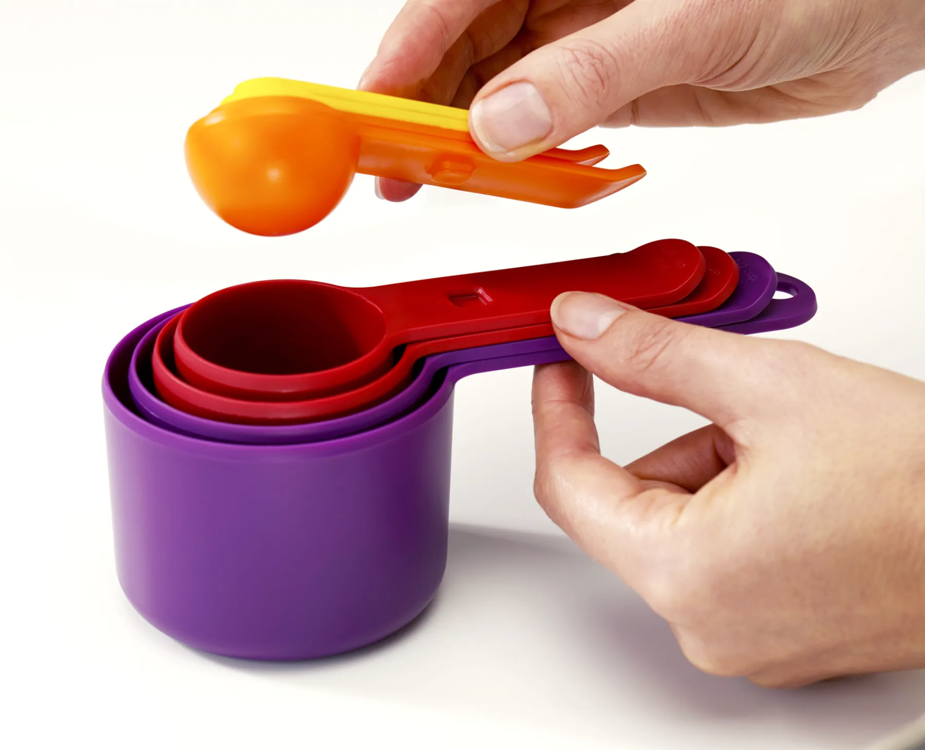 Baking Equipment-Joseph Joseph Nest™ Measure Multicolor Measuring Cups Multicolour