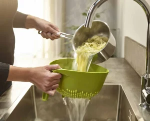 Colanders & Strainers-Joseph Joseph Nest™ 2-piece Colander Set Green