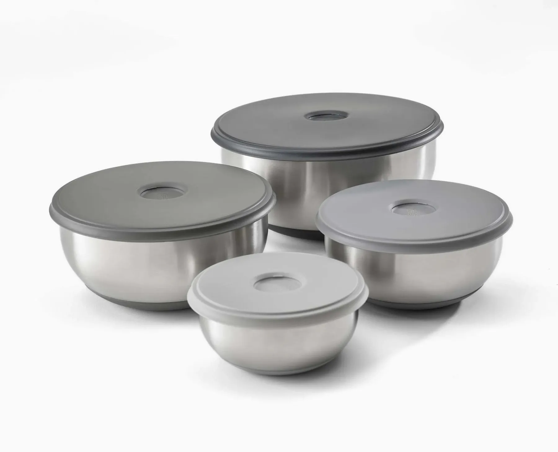 Bowl Sets-Joseph Joseph Nest™ Prep&Store Bowl Set Stainless-steel