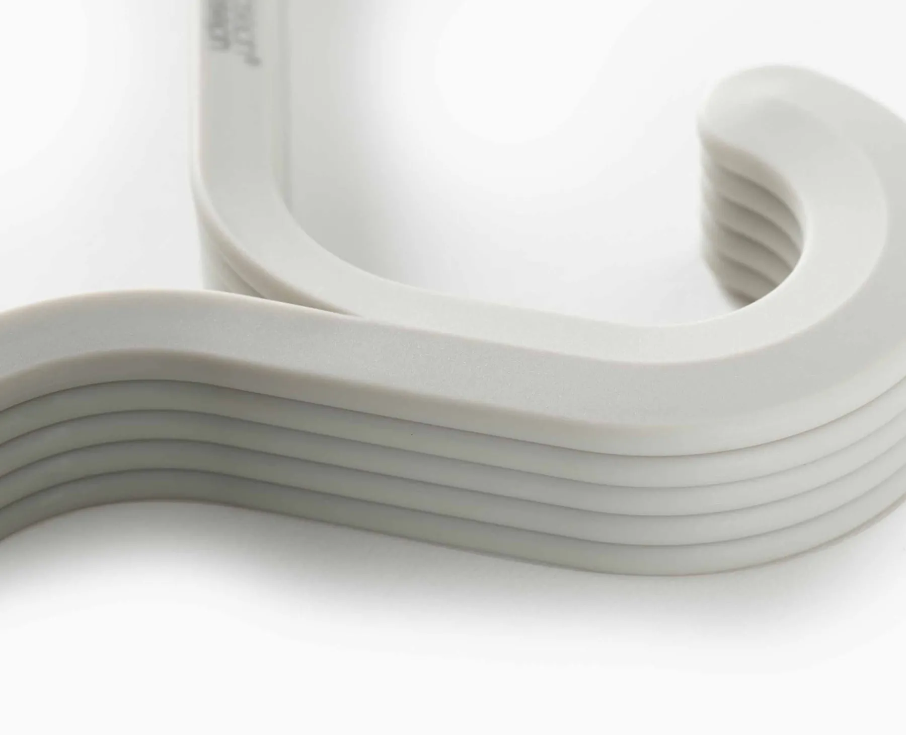 Closet Organization-Joseph Joseph Orderly™ Set of 5 Anti-tangle Clothes Hangers Ecru