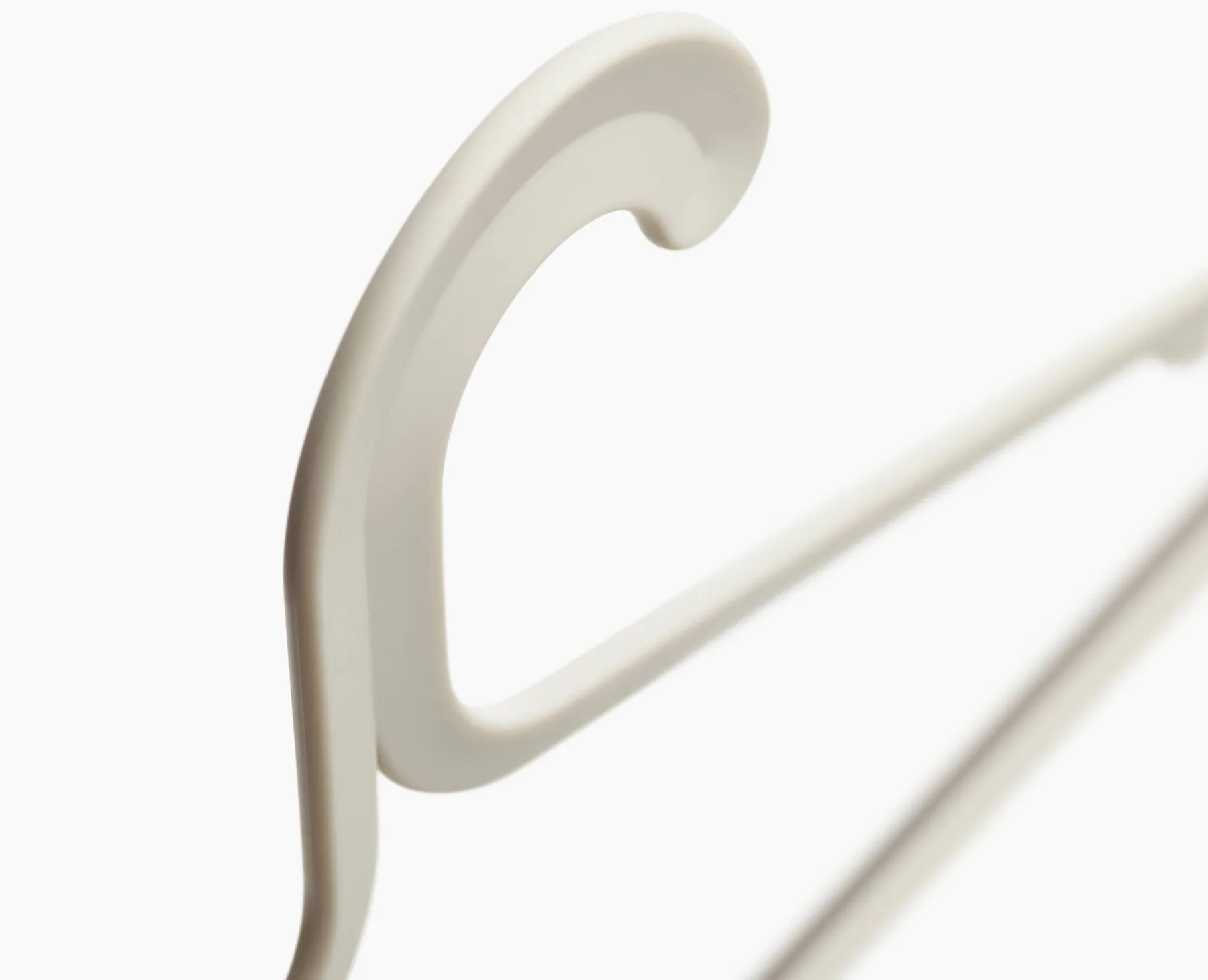 Closet Organization-Joseph Joseph Orderly™ Set of 5 Anti-tangle Clothes Hangers Ecru