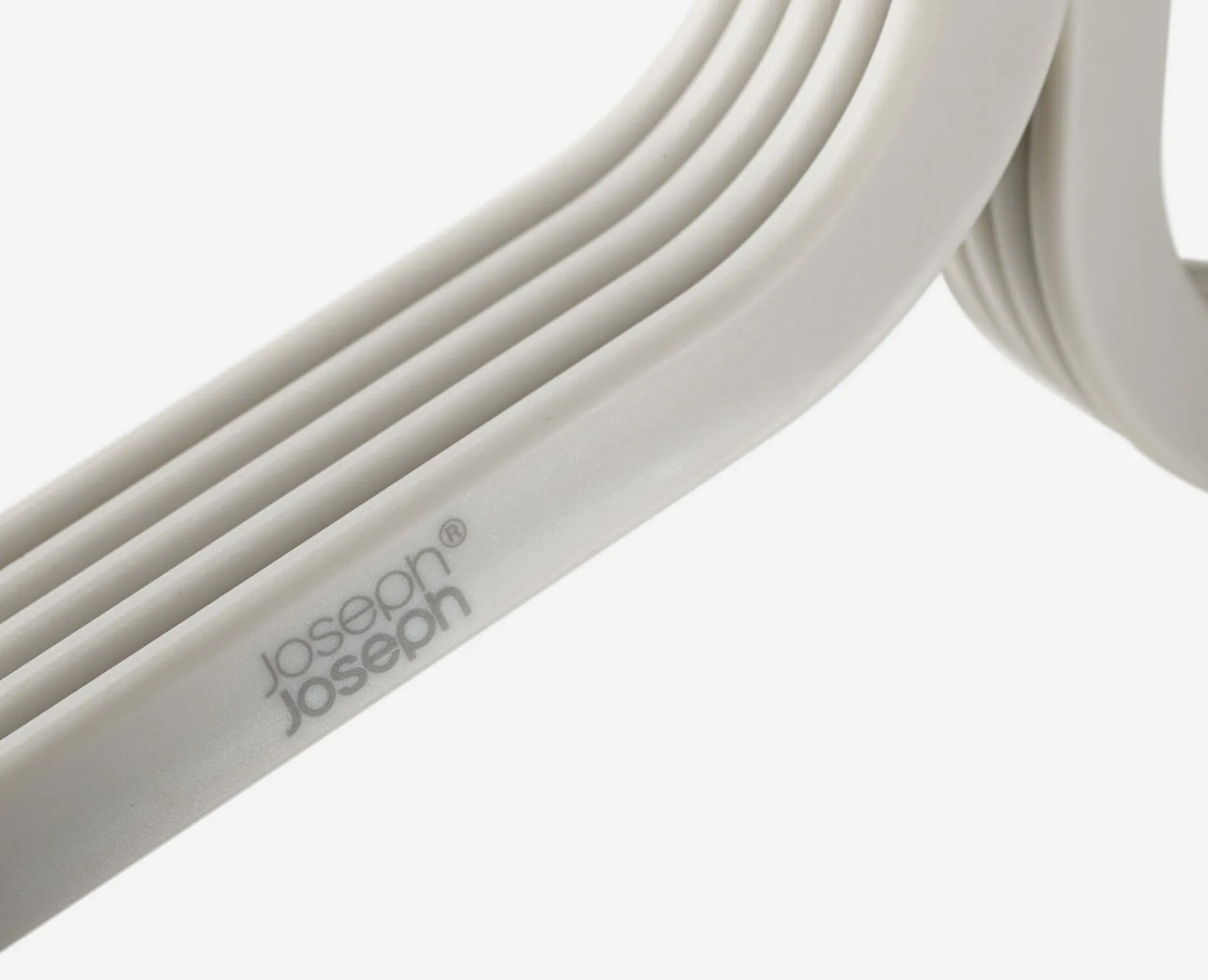 Closet Organization-Joseph Joseph Orderly™ Set of 5 Anti-tangle Clothes Hangers Ecru