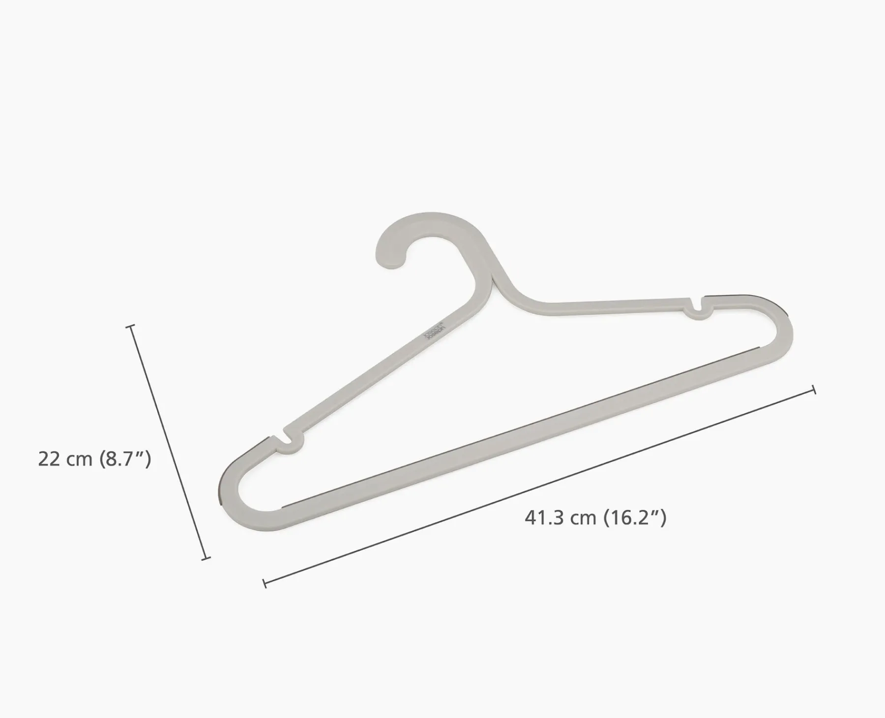 Closet Organization-Joseph Joseph Orderly™ Set of 5 Anti-tangle Clothes Hangers Ecru