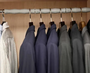 Closet Organization-Joseph Joseph Orderly™ Set of 2 Gray Clothes Rail Large Spacer Set Grey