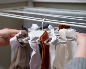 New Clothes Drying Racks-Joseph Joseph Petal™ 22-piece Quick-grip Drying Hanger Ecru