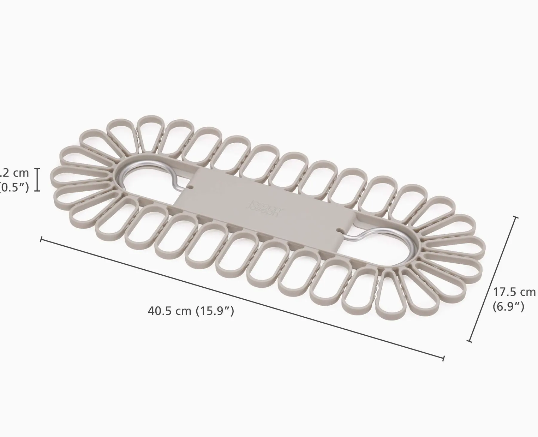 New Clothes Drying Racks-Joseph Joseph Petal™ 32-piece Quick-grip Drying Hanger Ecru