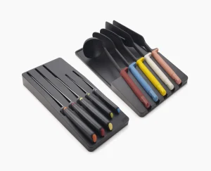 Knives, Knife Sets & Scissors-Joseph Joseph 10-piece Multicolor In-drawer Knife & Utensil Set Multicolour