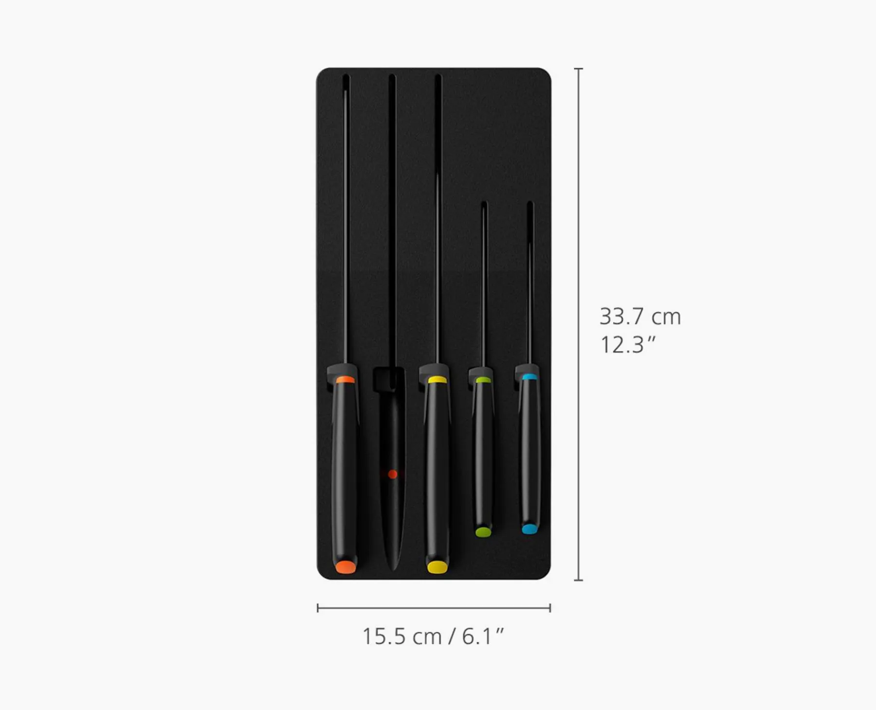 Knives, Knife Sets & Scissors-Joseph Joseph 10-piece Multicolor In-drawer Knife & Utensil Set Multicolour