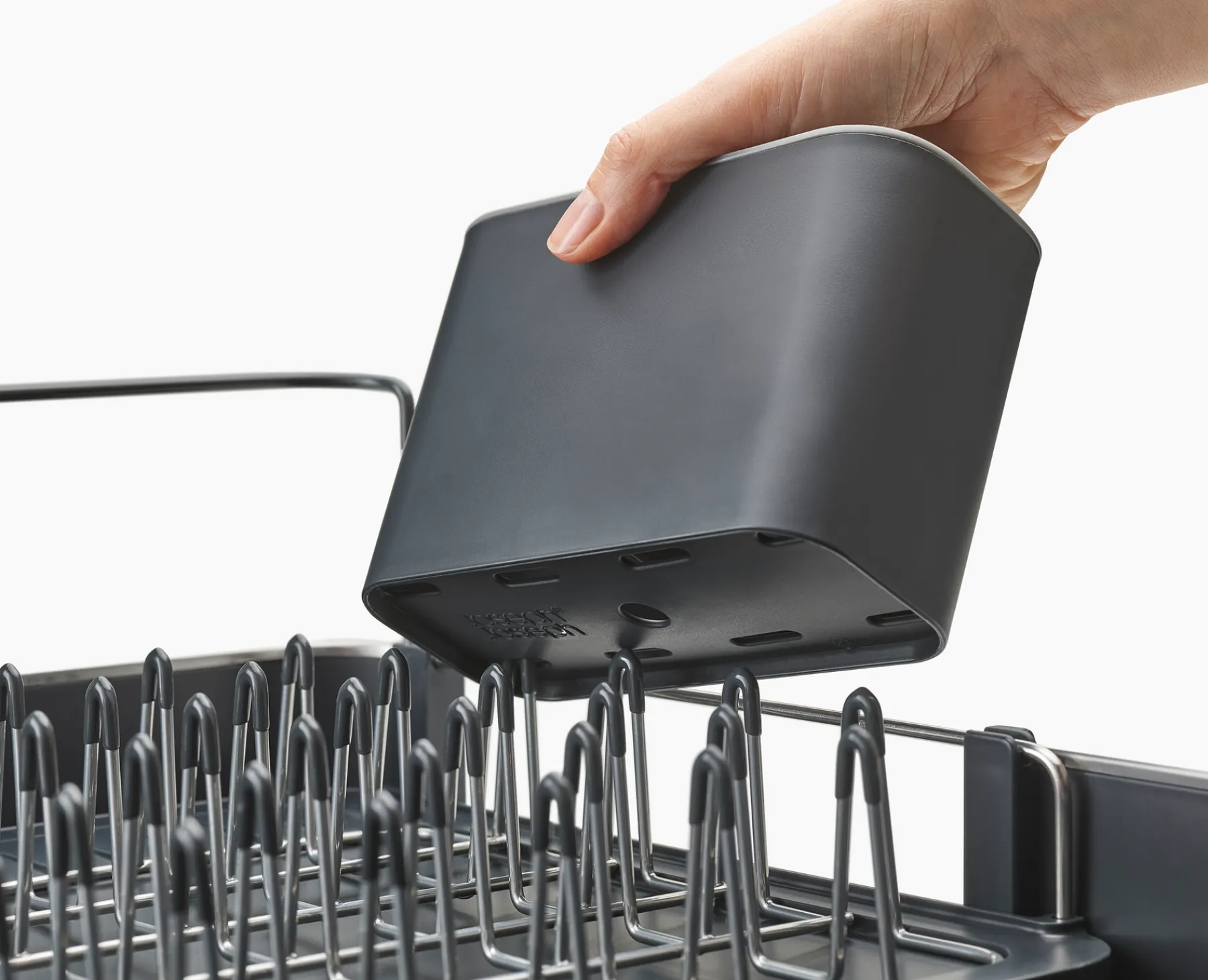 Dish Racks & Drainers-Joseph Joseph 2-piece Sink Organization Set Stainless-steel
