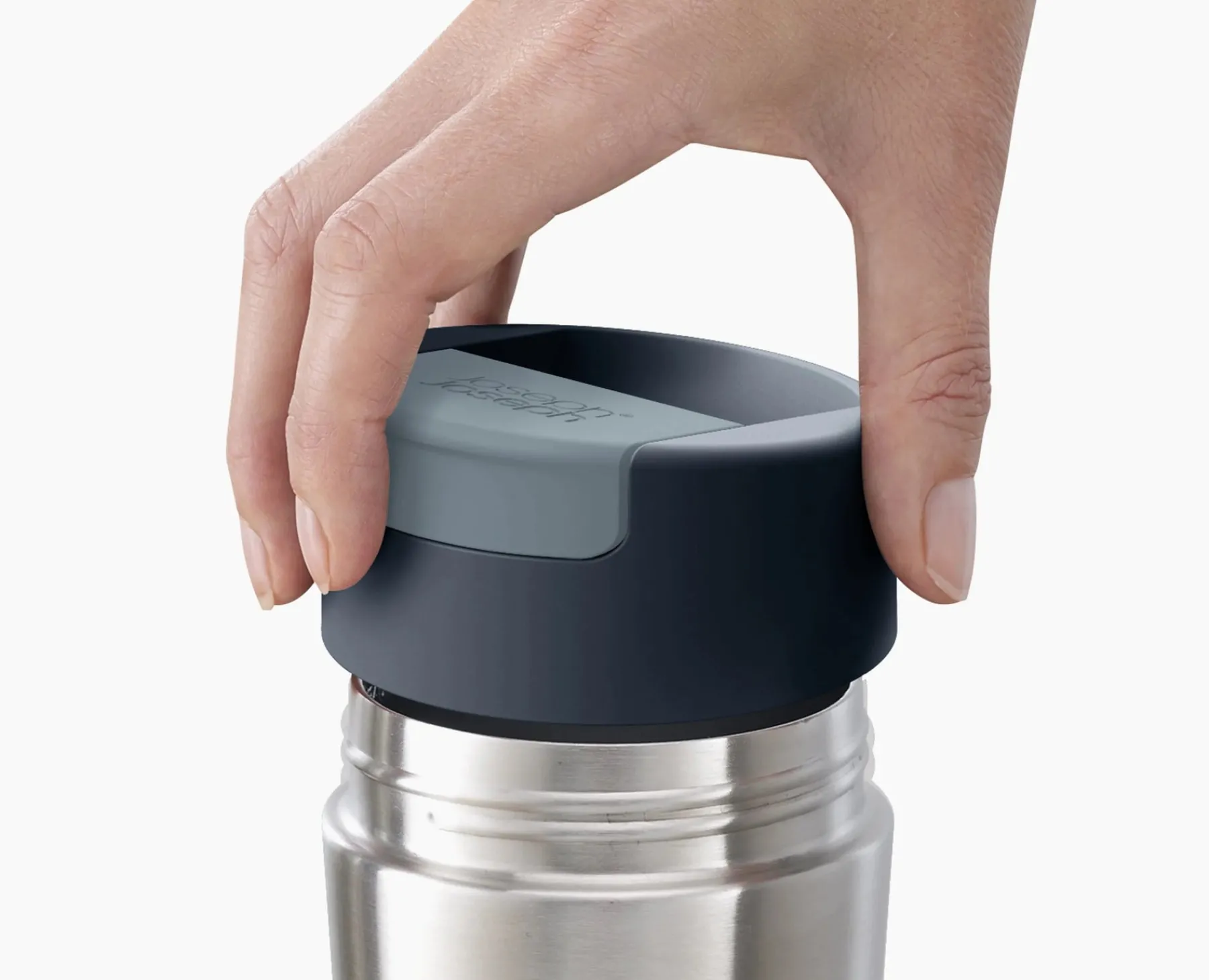 Lunch Boxes & Containers-Joseph Joseph 2-piece Travel Mug & Bottle Set Stainless-steel