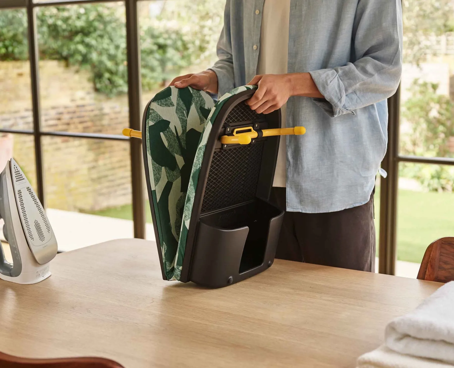 Ironing Boards & Covers-Joseph Joseph Pocket Folding Ironing Board Green
