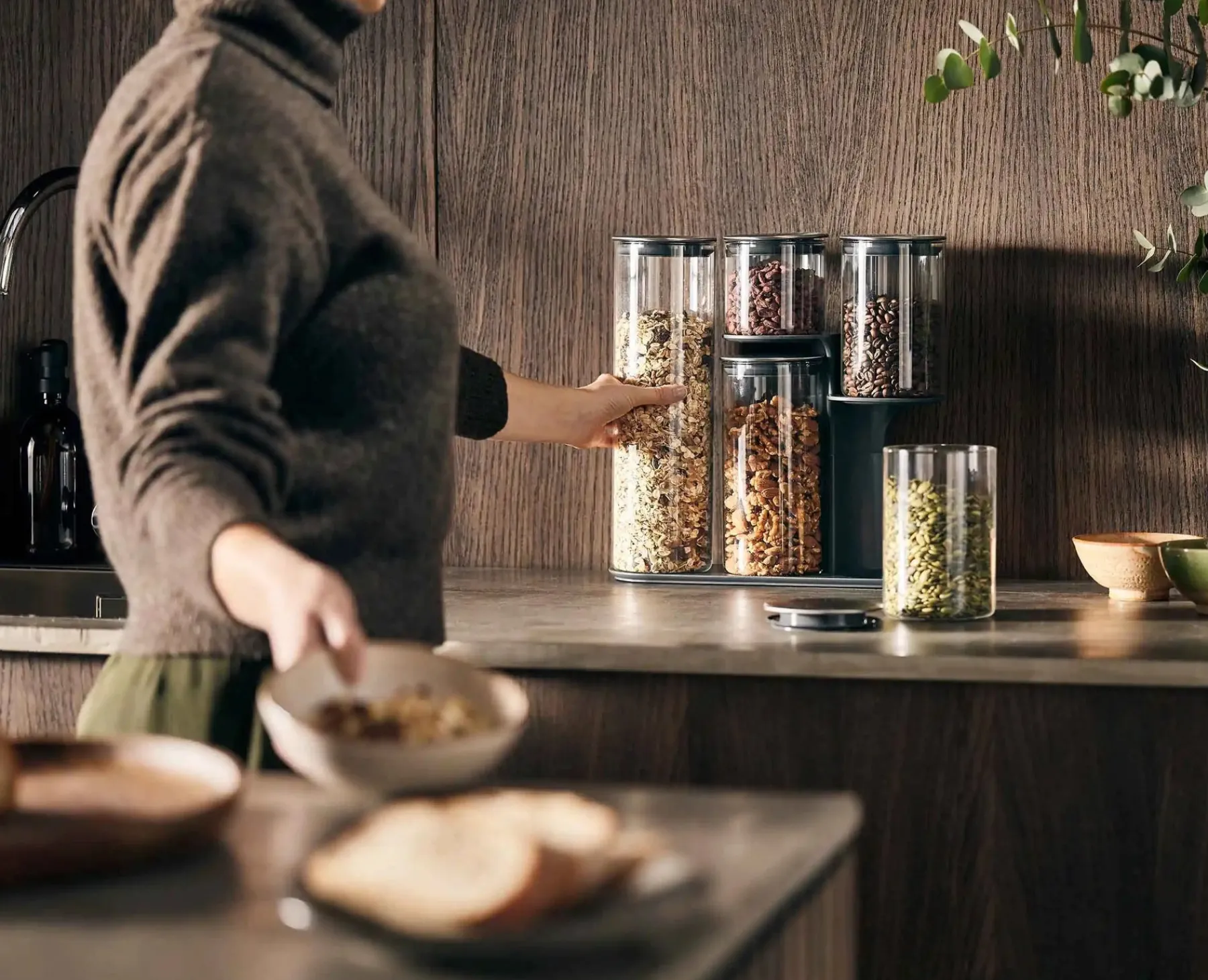 Food Storage-Joseph Joseph Podium™ Storage Container Set Stainless-steel