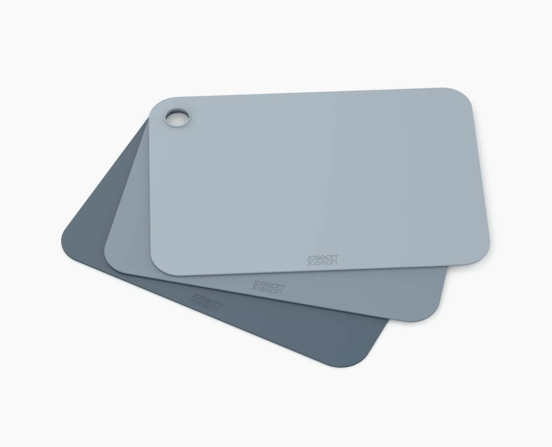 Cutting Boards & Sets-Joseph Joseph Pop™ 3-piece Cutting Mat Set Blue