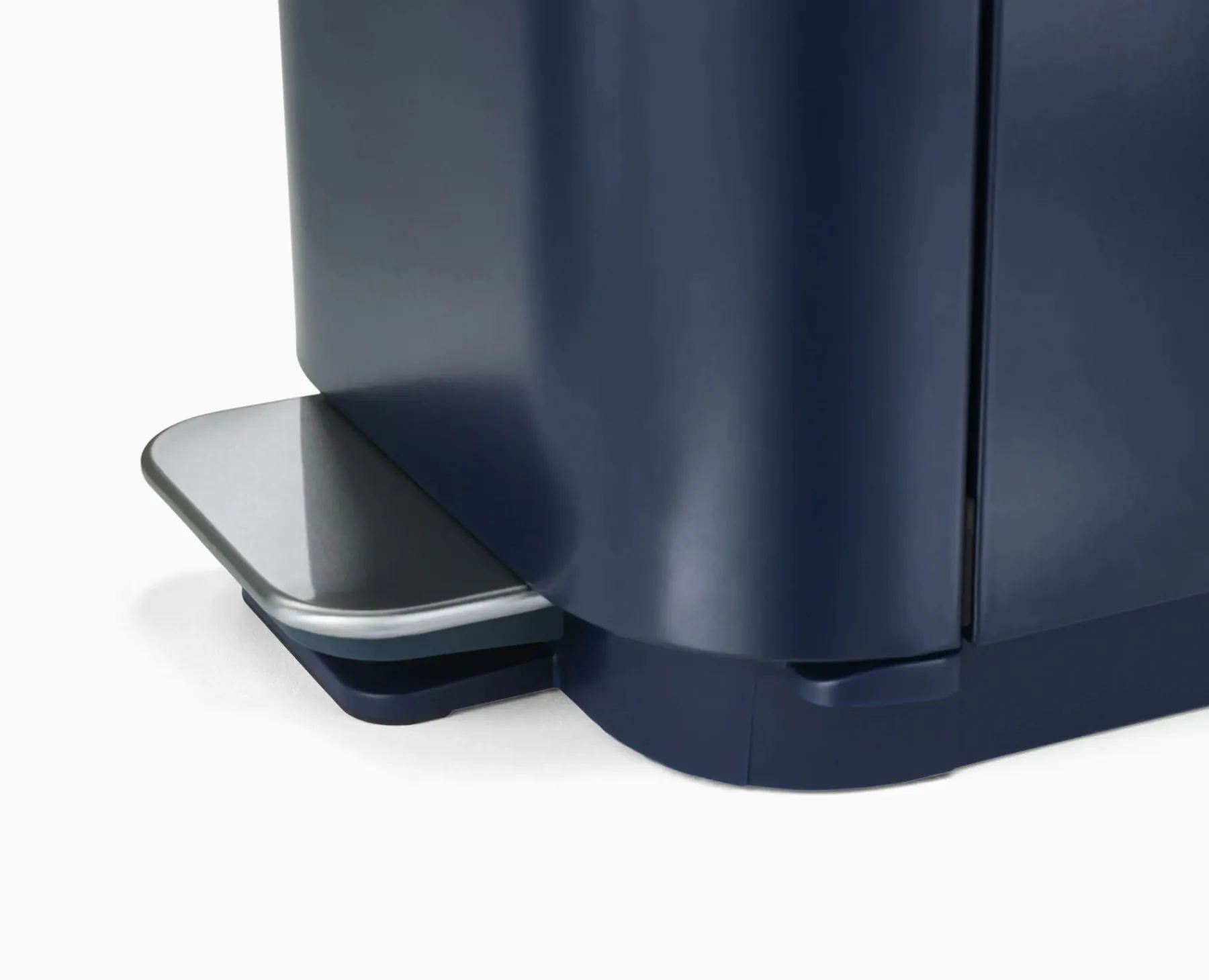 Trash Cans-Joseph Joseph Porta™ 40L Easy-empty Step Trash Can Blue