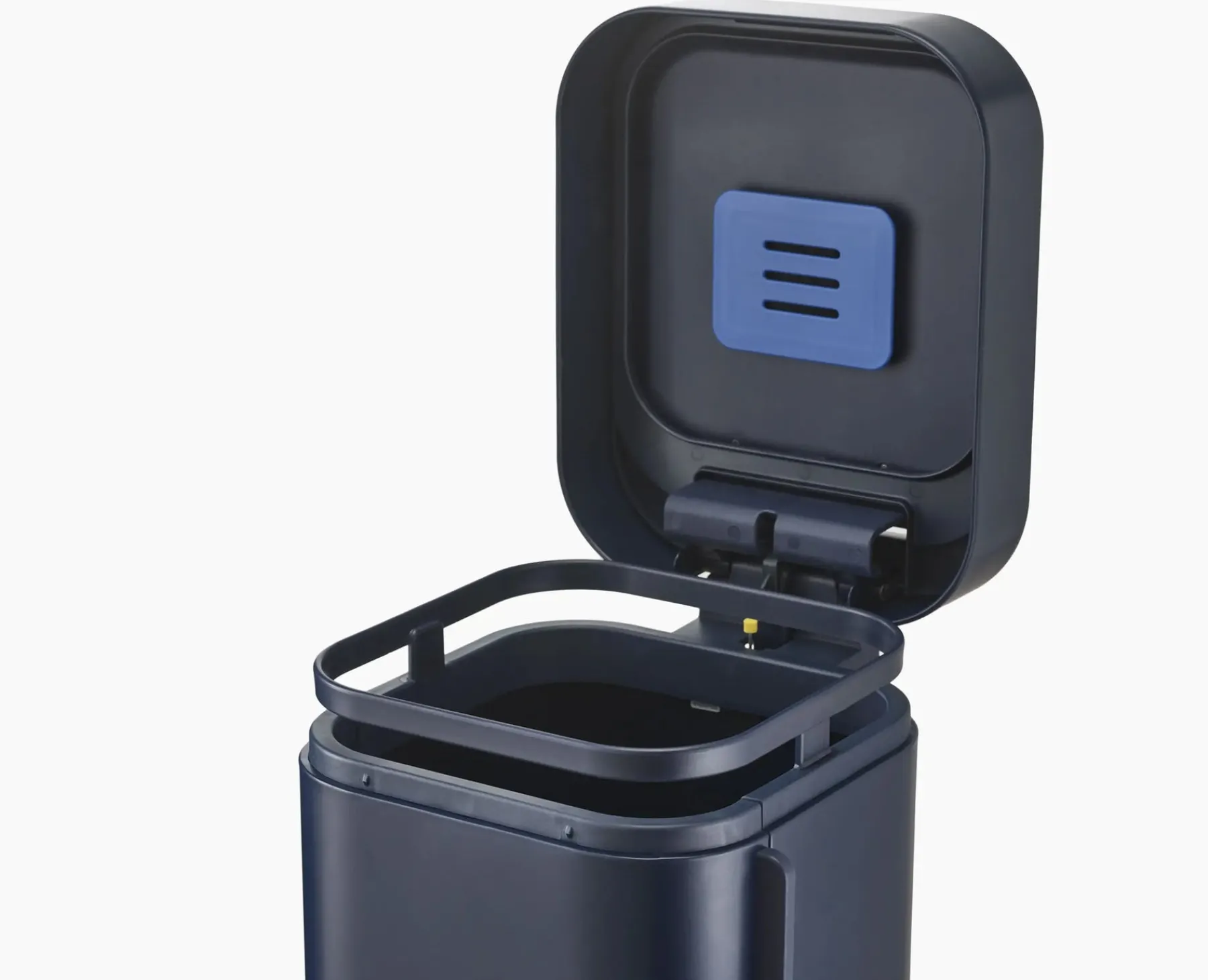 Trash Cans-Joseph Joseph Porta™ 40L Easy-empty Step Trash Can Starter Set Blue