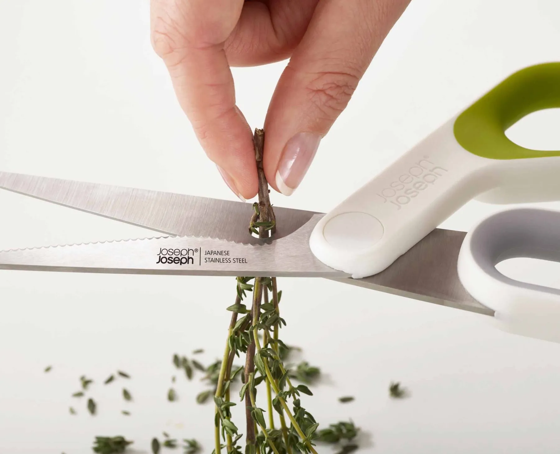 Knives, Knife Sets & Scissors-Joseph Joseph PowerGrip™ Kitchen Scissors Green