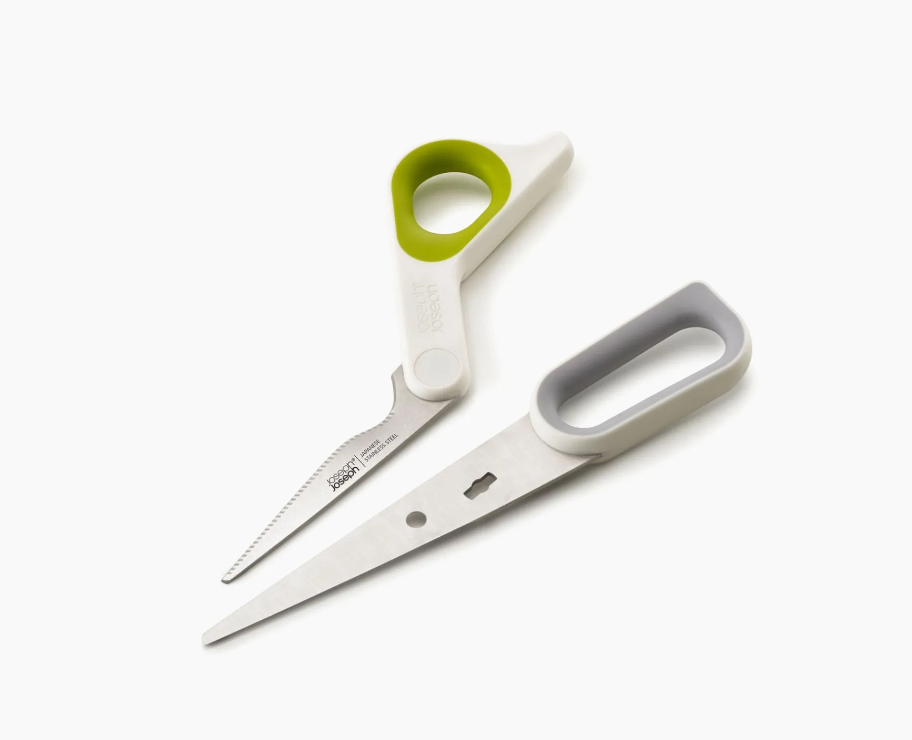 Knives, Knife Sets & Scissors-Joseph Joseph PowerGrip™ Kitchen Scissors Green
