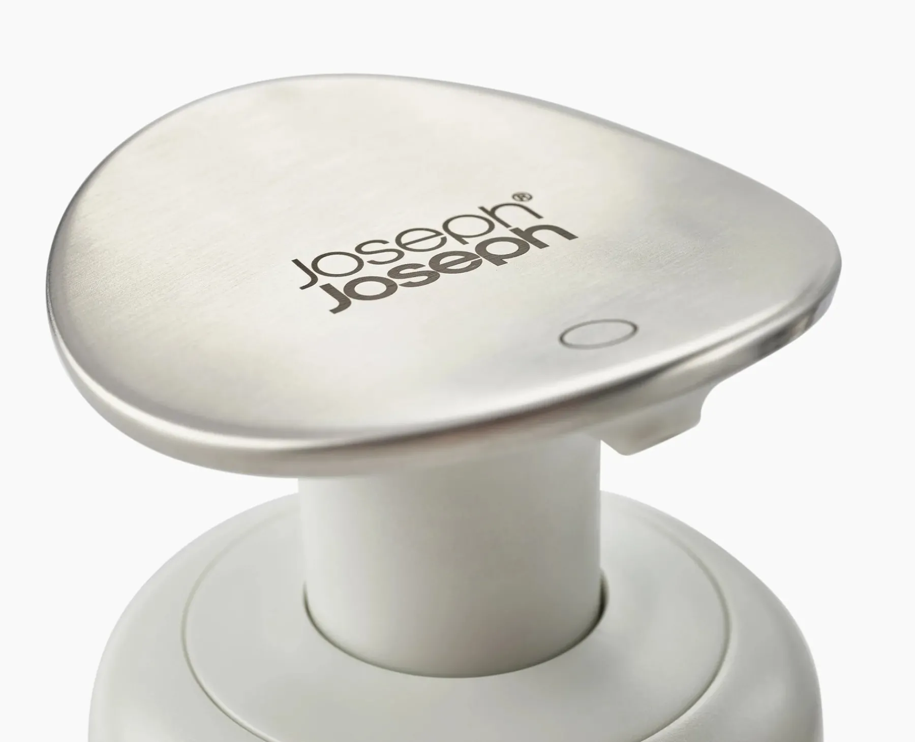 Soap Dishes & Dispensers-Joseph Joseph Presto™ Hygienic Soap Dispenser Stone