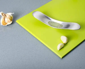 Kitchen Utensils & Gadgets-Joseph Joseph Rocker™ Garlic Crusher Silver