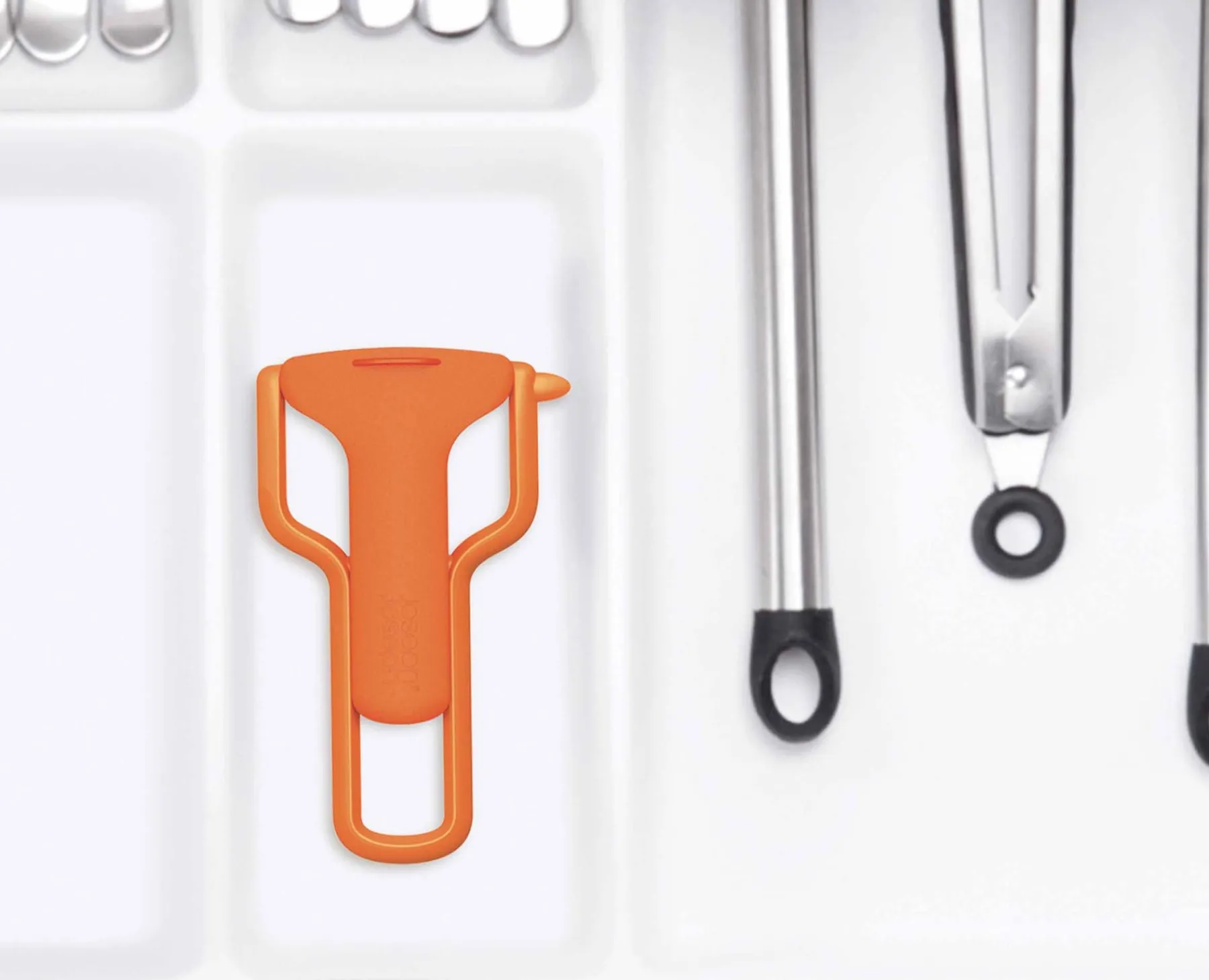 Peelers-Joseph Joseph SafeStore™ Julienne Peeler Orange
