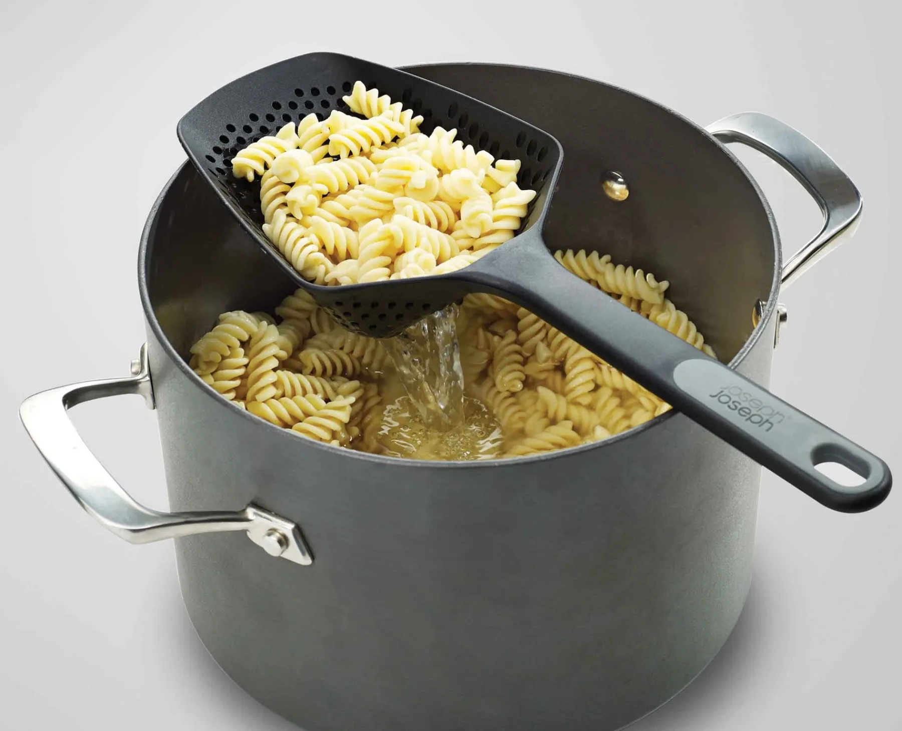 Colanders & Strainers-Joseph Joseph Scoop™ Plus Colander Black