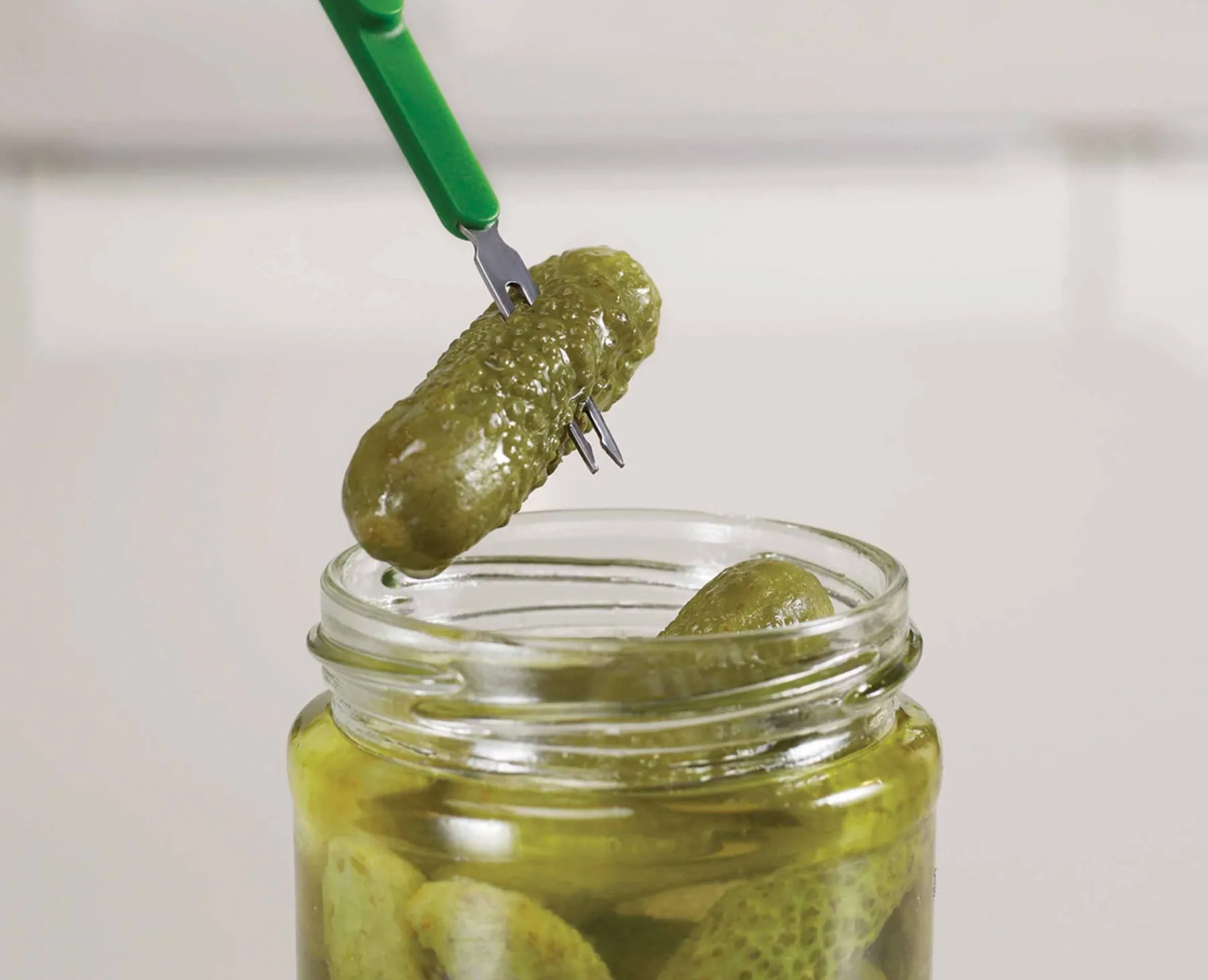 Kitchen Utensils & Gadgets-Joseph Joseph Scoop&Pick™ 2-piece Antipasti Set Green